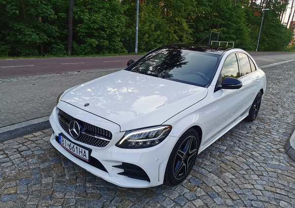 Mercedes-Benz Klasa C cena 108300 przebieg: 55000, rok produkcji 2019 z Lubraniec małe 596
